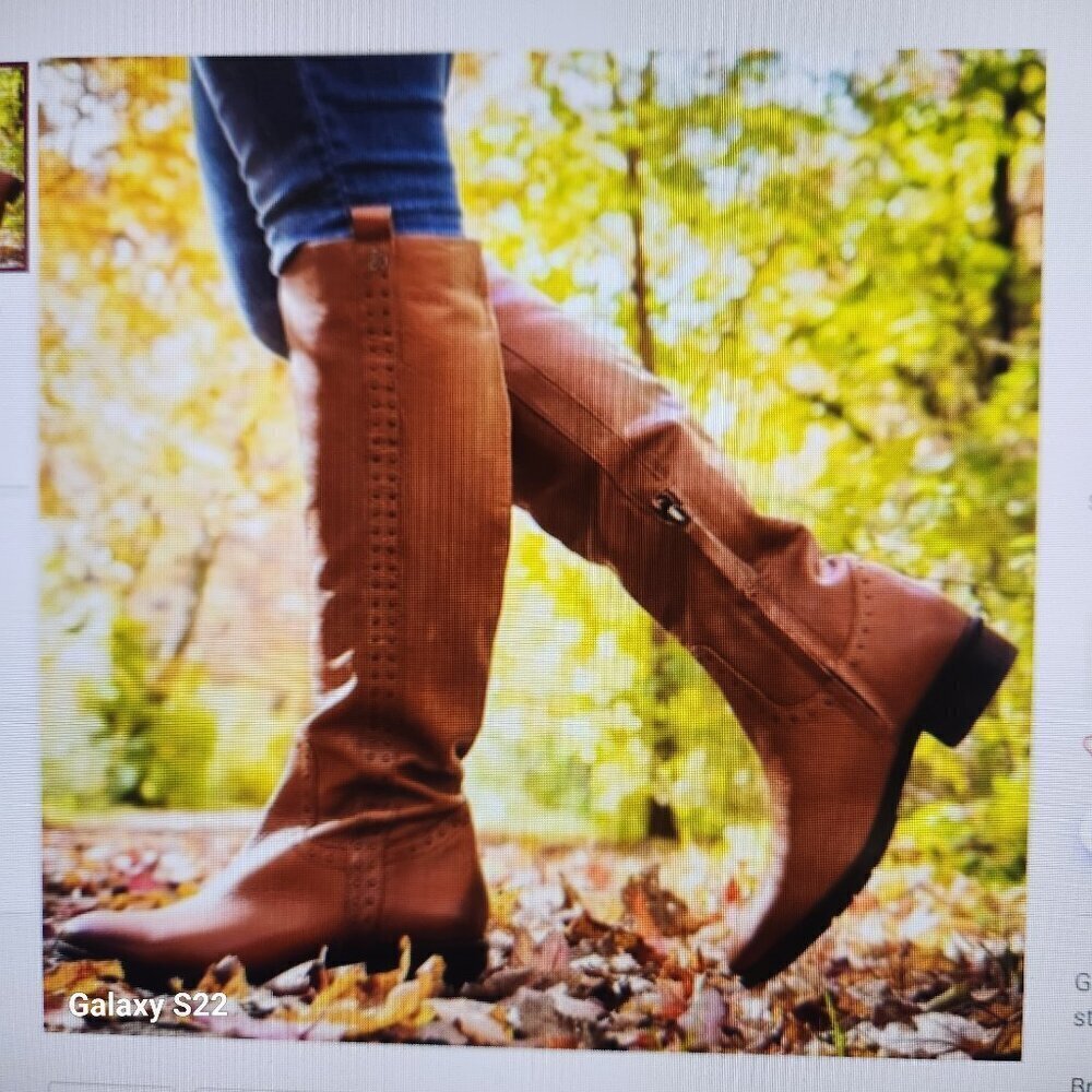 Sam Edelman Prina Boot Whiskey Leather. NIB. Size 6